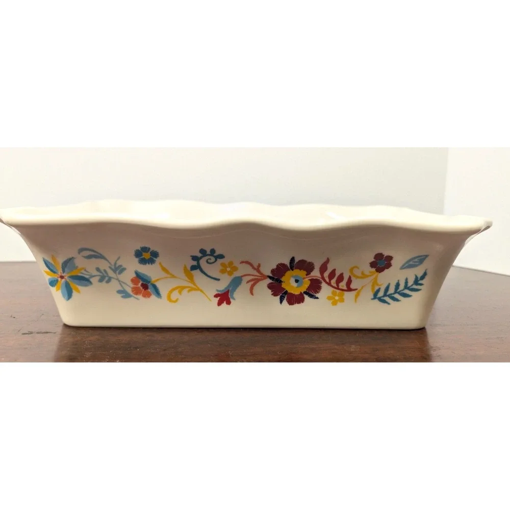 Pioneer Woman Keepsake Floral 12x8 Ceramic Stoneware Baker Dish 3418DMT